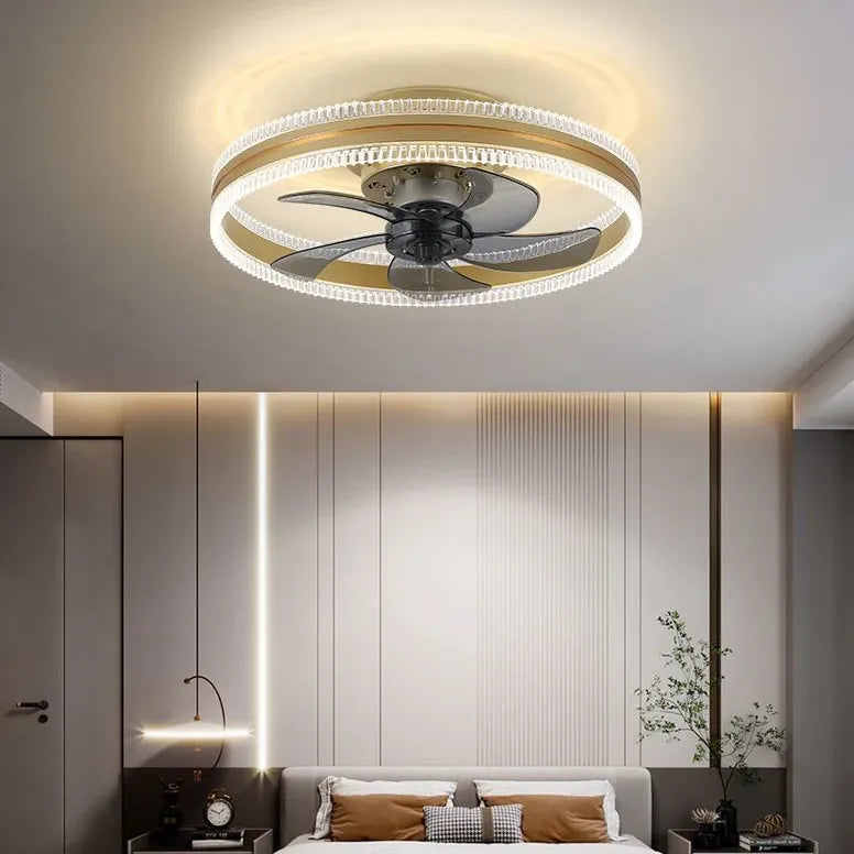 Ceiling Fan With Light For Bedroom Kirsten Metal