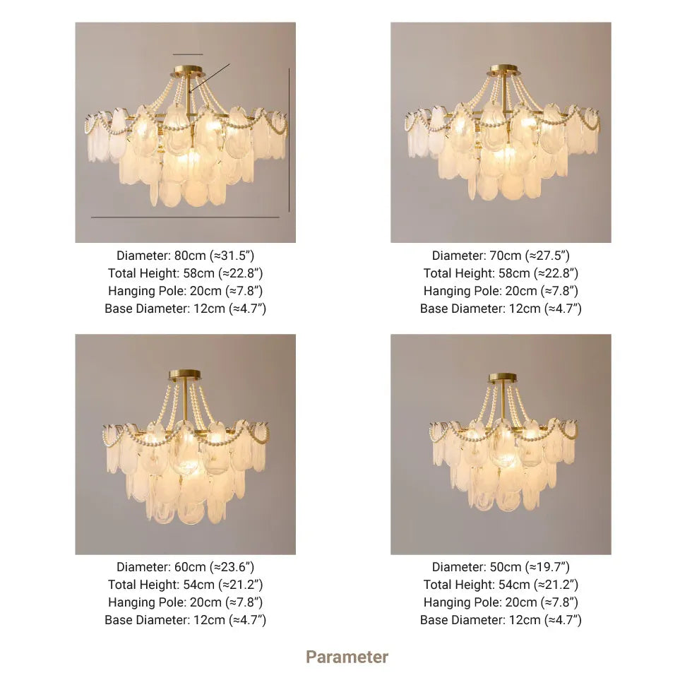 White Traditional Chandeliers For Bedroom Kirsten Metal & Glass Ip20 Led