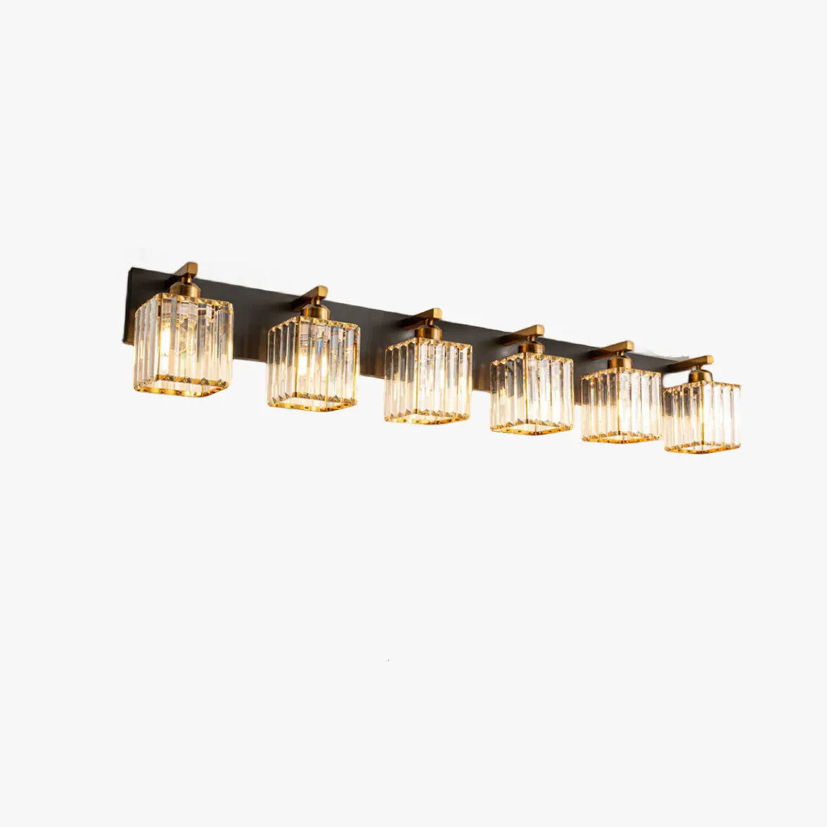 Gold Multi Arm Wall Light For Bathroom Kirsten Copper