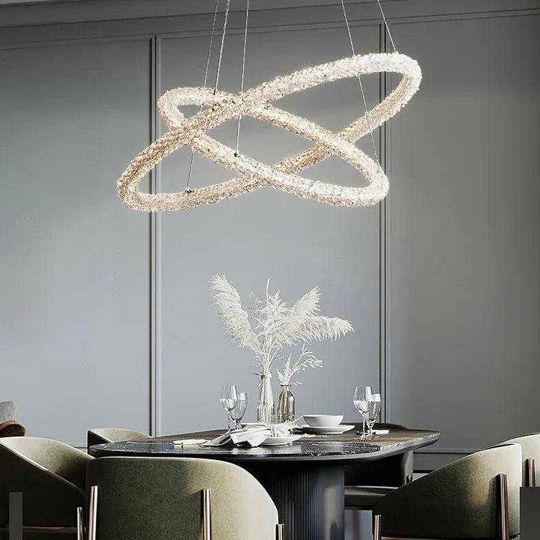 Modern Chandeliers For Bedroom Kristy Metal & Crystal Led