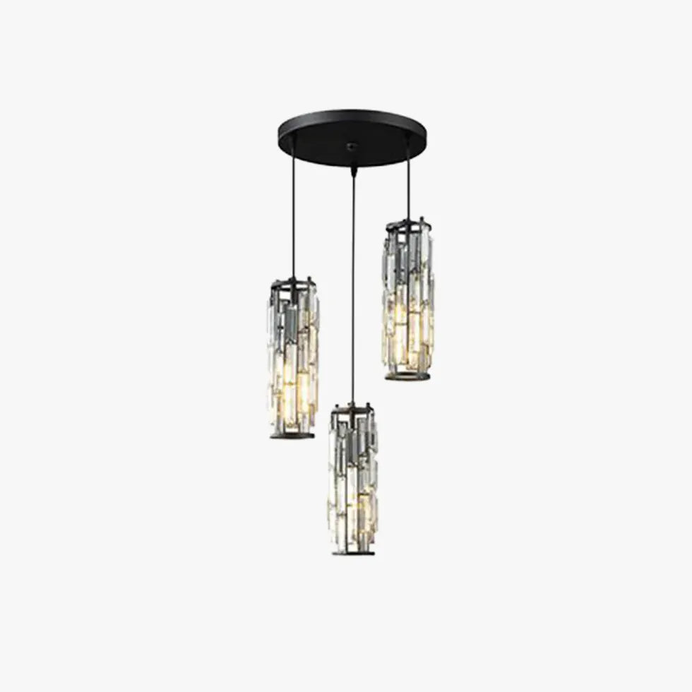 Black Chandelier For Dining Room Kristy Crystal Ip20 Led