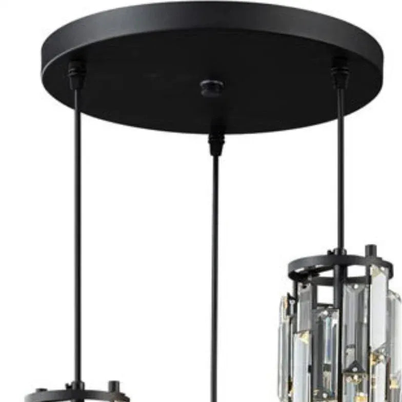 Black Chandelier For Dining Room Kristy Crystal Ip20 Led