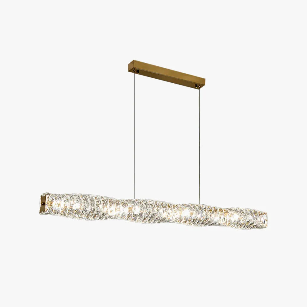 Gold Bar Pendant Light For Living Room Kristy Stainless Steel