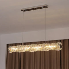 Gold Bar Pendant Light For Living Room Kristy Stainless Steel