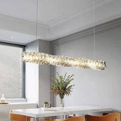 Gold Bar Pendant Light For Living Room Kristy Stainless Steel