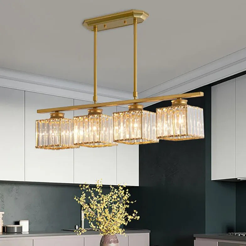 Black Statement Pendant Light For Dining Room Square Kristy Metal Ip20