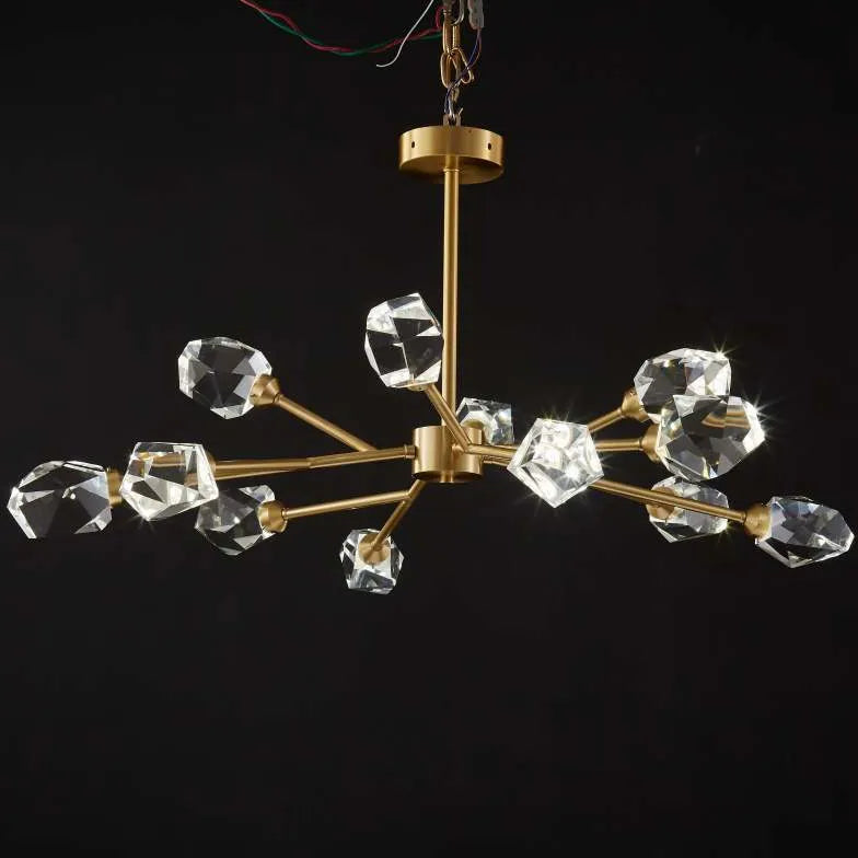 Kristy Luxurious Crystal Chandelier For Living Room