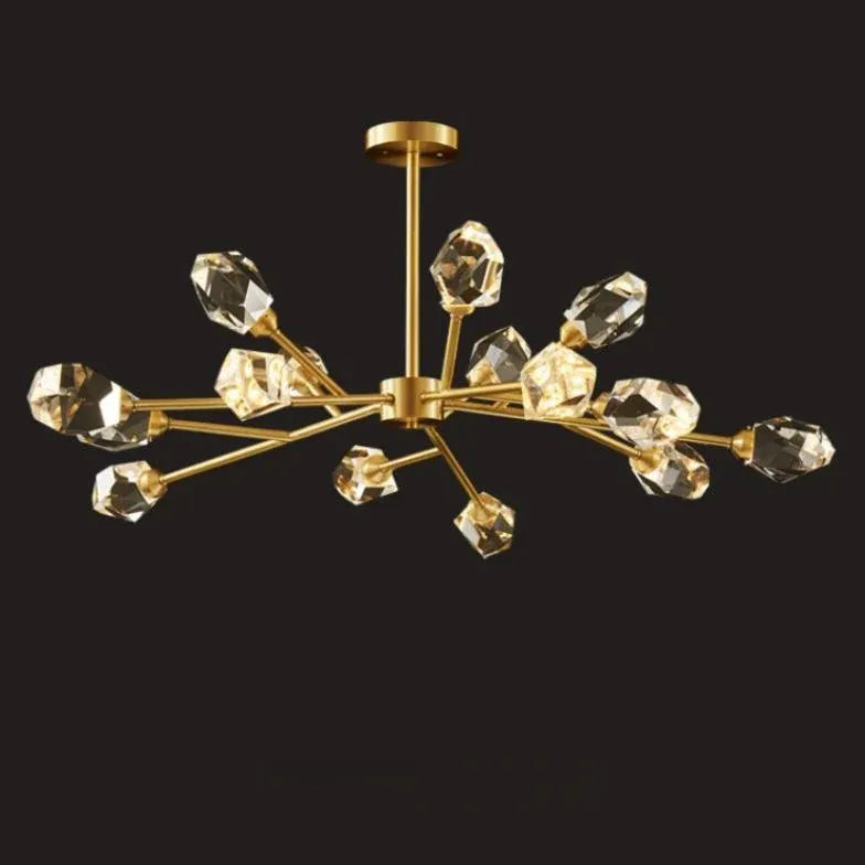 Kristy Luxurious Crystal Chandelier For Living Room