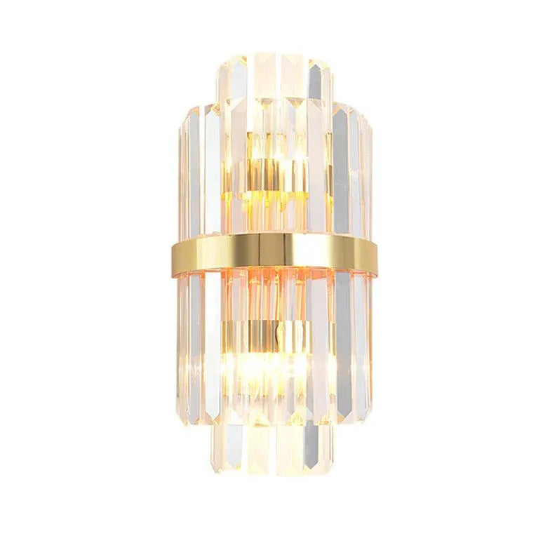 Gold Flush Wall Light For Bedroom Kristy Metal