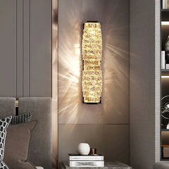 Led Wall Light For Bathroom Rectangular Kristy Metal Led Dimmable Ip44