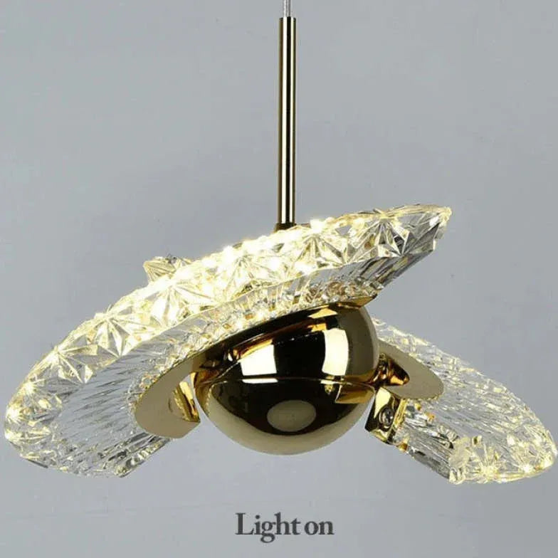 Pendant Light, - Kristy Nordic Luxury Fan Gold