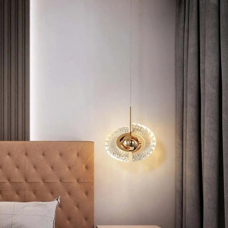 Pendant Light, - Kristy Nordic Luxury Fan Gold