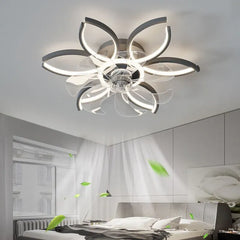 Ceiling Fan With Light For Bedroom Lacey Metal Ip20