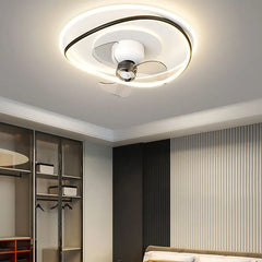 Ceiling Fan With Light For Bedroom Lacey Metal Led Dimmable