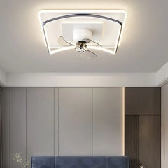 Ceiling Fan With Light For Bedroom Lacey Metal Led Dimmable