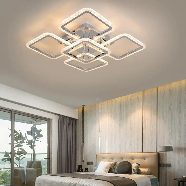 Ceiling Light - Lacey Modern Square Flush Mount