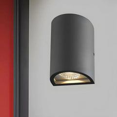 Black Led For Bedroom Cylinder Modern Metal