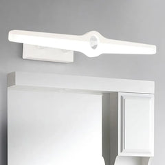 Black Mirror Light For Bathroom Leigh Metal Warm White