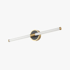 Flush Wall Light For Bathroom Linear Leigh Metal & Acrylic Led Warm White