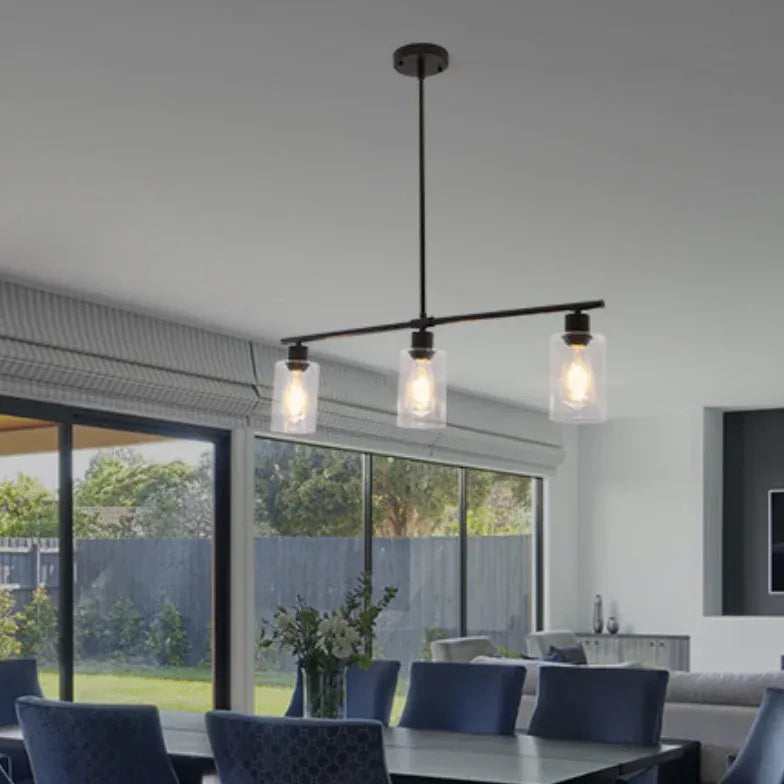 Black Chandelier For Kitchen Leigh Metal Ip20