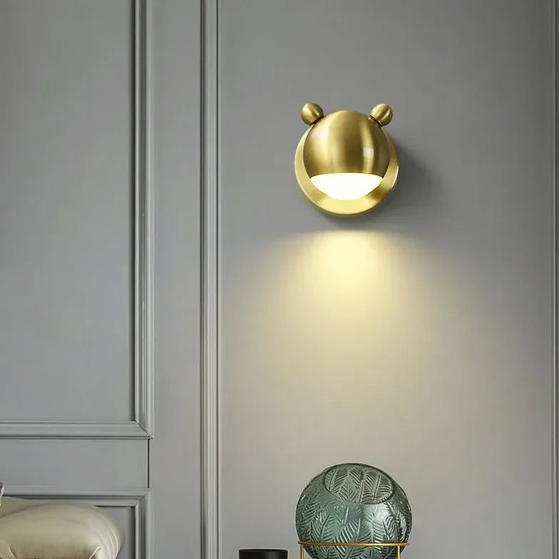 Gold Multi Arm Wall Light For Bathroom Leigh Metal & Acrylic Led Dimmable Ip44