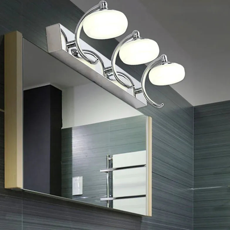 Multi Arm Wall Light For Bathroom Leigh Metal Warm White Led Ip44