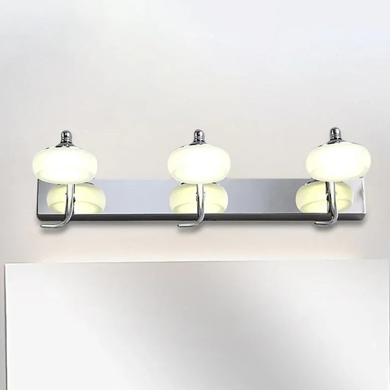 Multi Arm Wall Light For Bathroom Leigh Metal Warm White Led Ip44