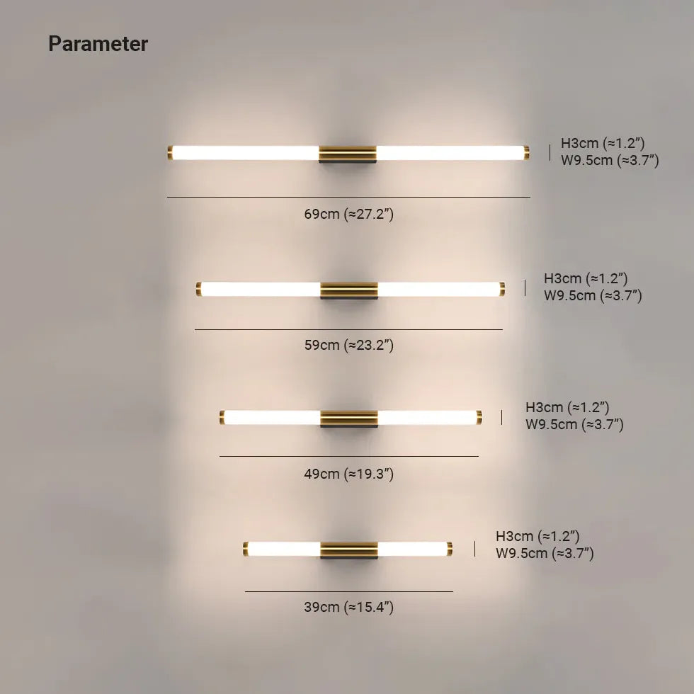 White Flush Wall Light For Bathroom Linear Leigh Metal & Pc Led Ip44