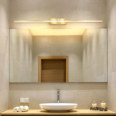 Mirror Light For Bathroom Linear Leigh Metal & Acrylic Ip44