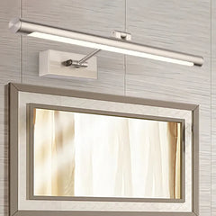 Gold Mirror Light For Bathroom Linear Leigh Metal & Pc Ip44 Warm White Led