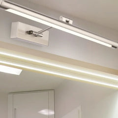 Gold Mirror Light For Bathroom Linear Leigh Metal & Pc Ip44 Warm White Led