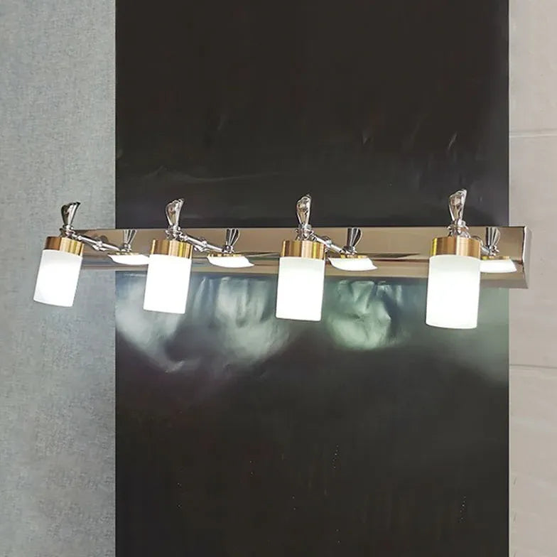 Gold Multi Arm Wall Light For Bathroom Leigh Metal & Acrylic Ip44 Led