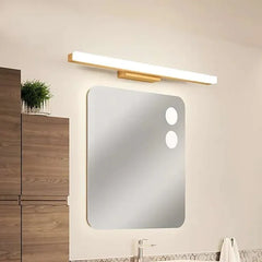 Mirror Light For Bedroom Linear Modern Wood Led