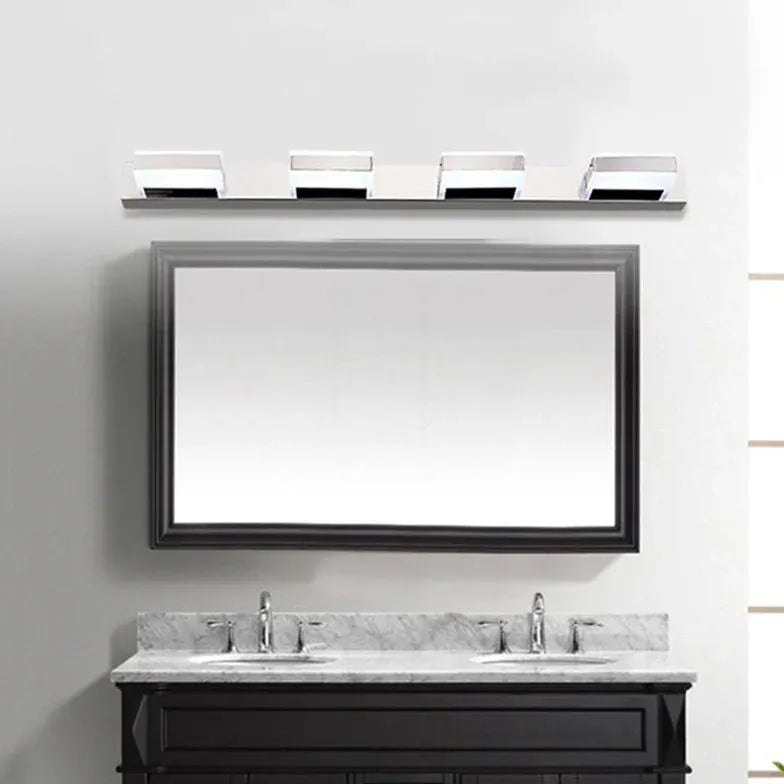 Mirror Light For Bathroom Square Leigh Acrylic Cool White