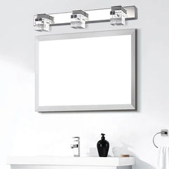 Multi Arm Wall Light For Bathroom Square Leigh Metal