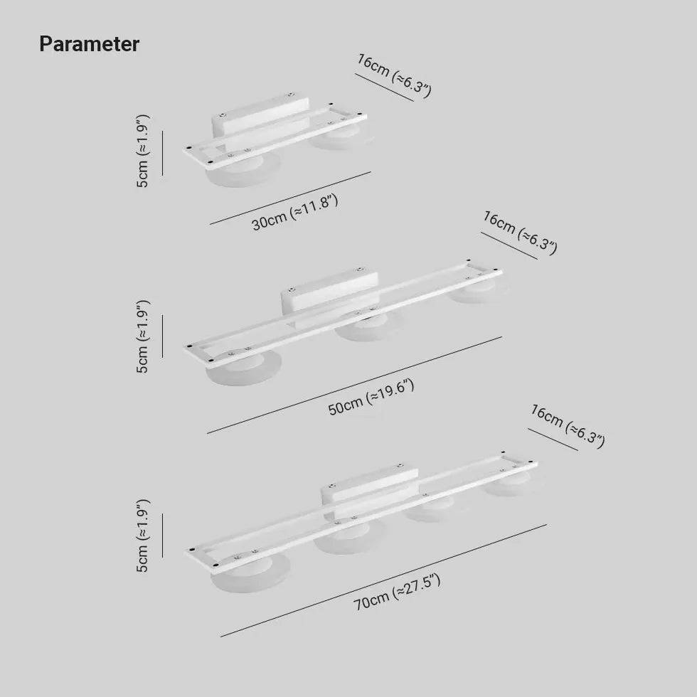 White Multi Arm Wall Light For Bathroom Square Leigh Metal & Acrylic Led Warm White Ip44