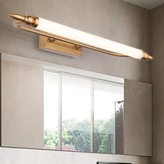 Gold Mirror Light For Bathroom Leigh Metal & Acrylic