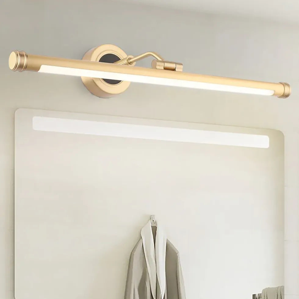 Mirror Light For Bathroom Linear Leigh Metal & Acrylic Led Warm White