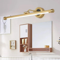 Mirror Light For Bathroom Linear Leigh Metal & Acrylic Led Warm White