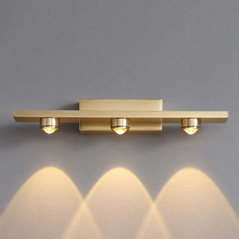 Multi Arm Wall Light For Bedroom Leigh Metal & Acrylic Warm White Led