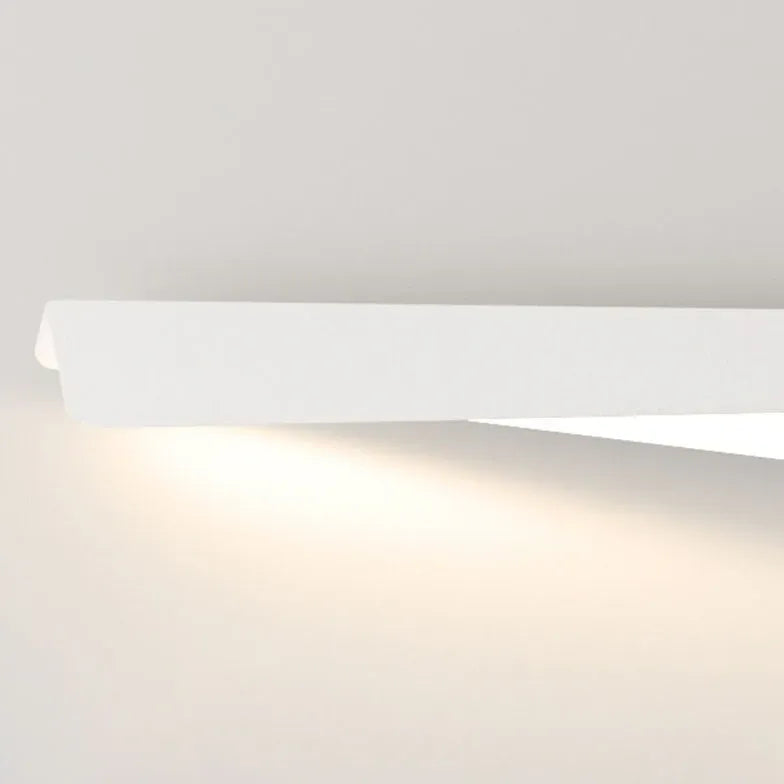 White Flush Wall Light For Bedroom Leigh Metal