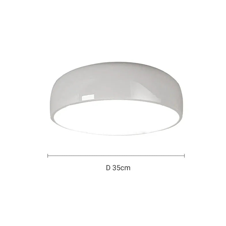 Black Low Ceiling Light For Study Room Leilani Metal Led