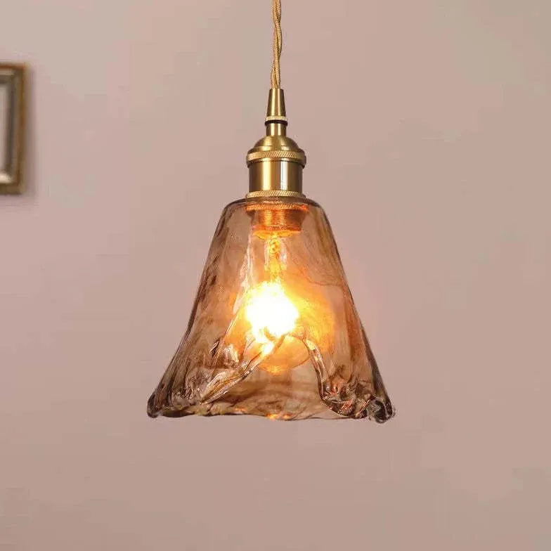 Light Single Pendant For Bedroom Levy Metal & Glass Ip20