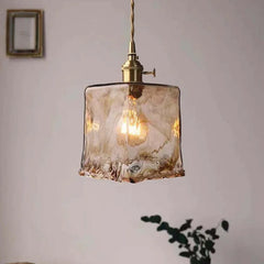 Light Single Pendant For Bedroom Levy Metal & Glass Ip20