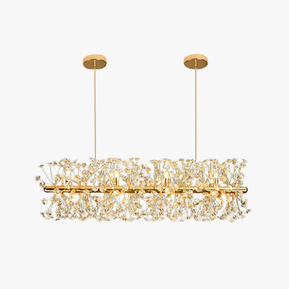 Gold Traditional Chandeliers For Bedroom Lili Metal Ip20 Bi-pin Warm White