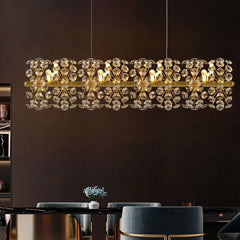 Gold Traditional Chandeliers For Bedroom Lili Metal Ip20 Bi-pin Warm White