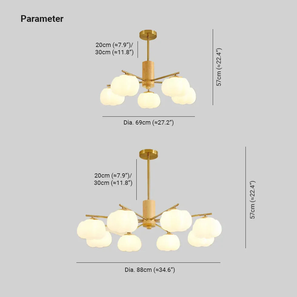 Chandelier For Bedroom Lily Wood Ip20