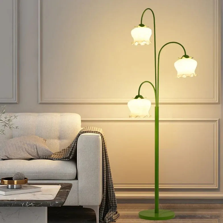 Green Floor Lamp For Bedroom Lily Metal Ip20