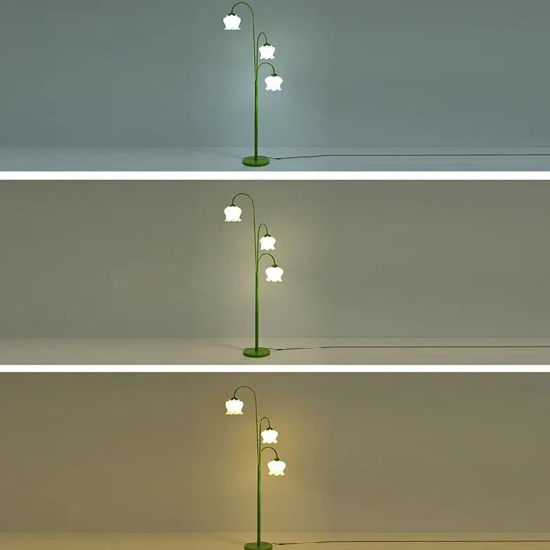 Green Floor Lamp For Bedroom Lily Metal Ip20