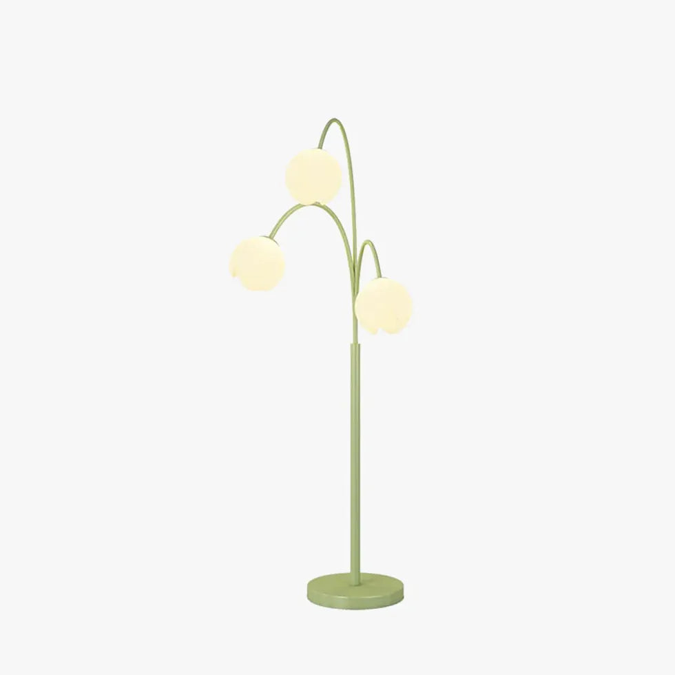 Green Floor Lamp For Study Room Lily Metal Ip20